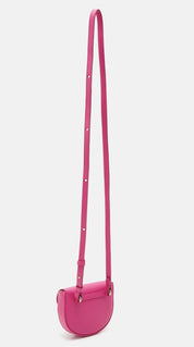 REJINA PIYO Umhängetasche Mini Bauchtasche Grainy Leather Hot Pink