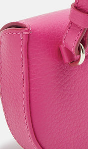REJINA PIYO Umhängetasche Mini Bauchtasche Grainy Leather Hot Pink