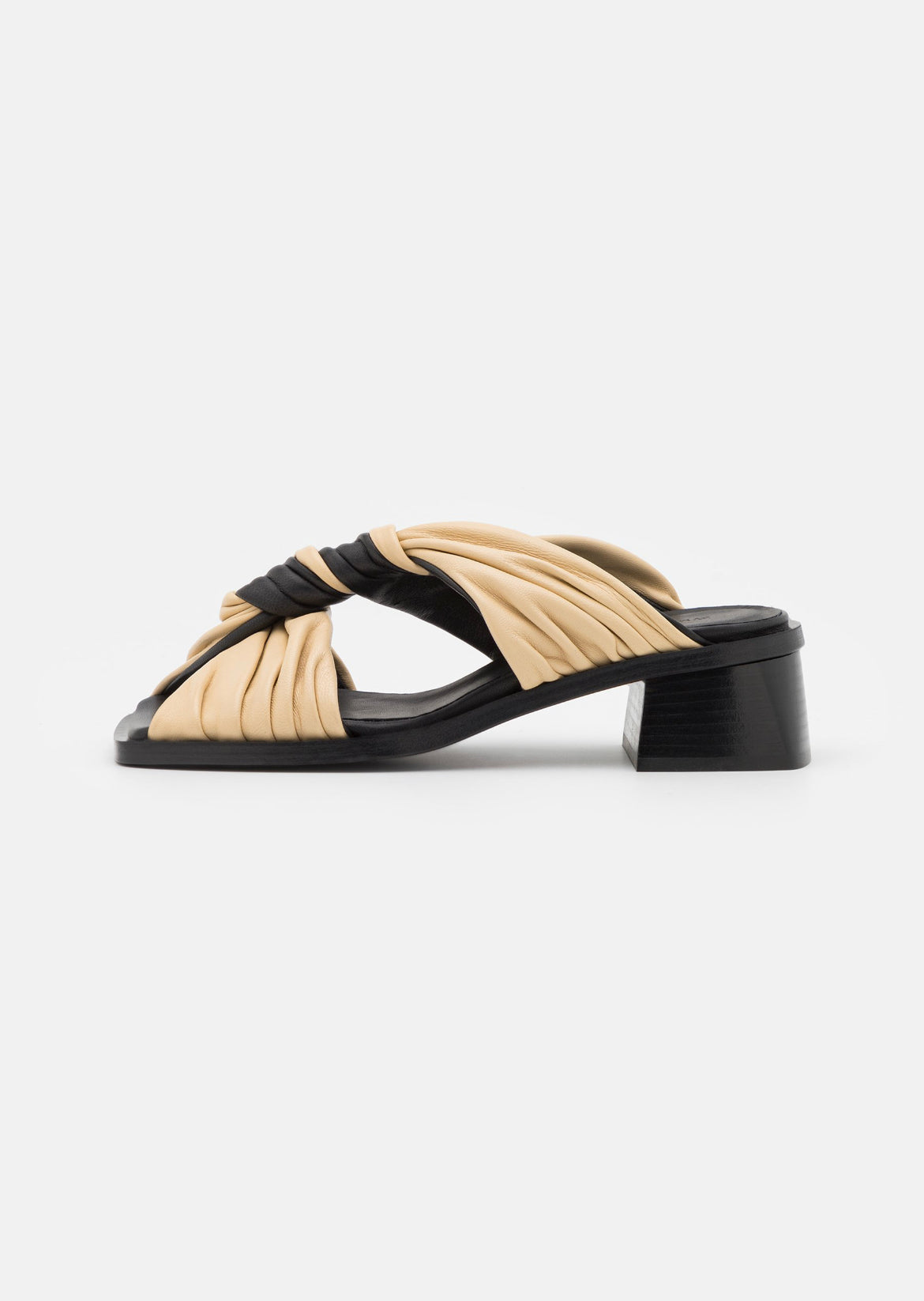 BY MALENE BIRGER mules hautes taille 39 noir/beige