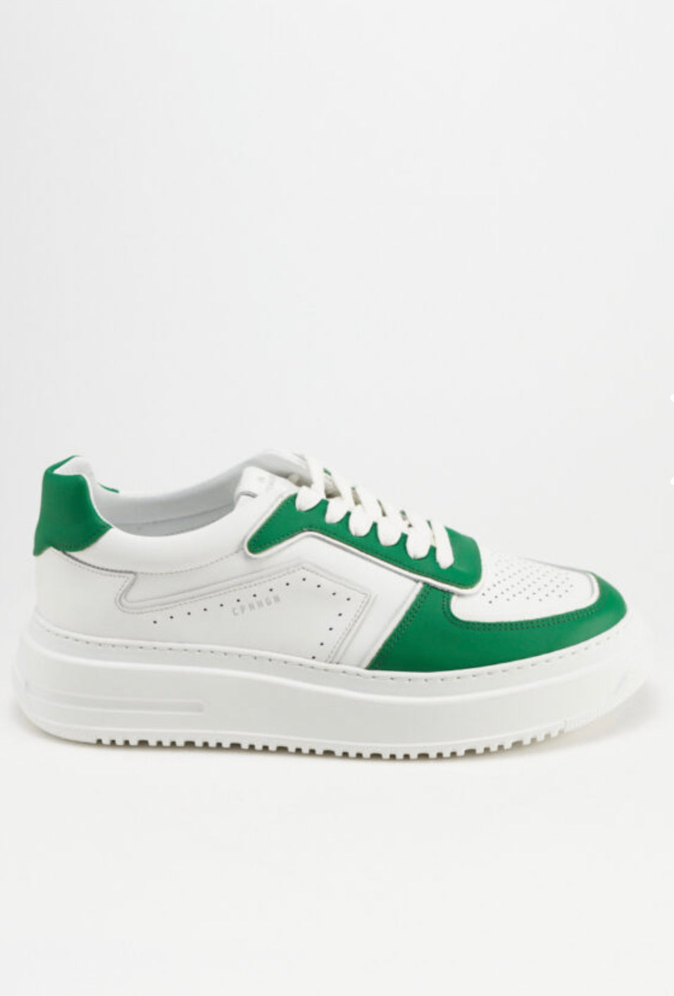 COPENHAGUE sneaker taille 42 pour hommes blanc/vert