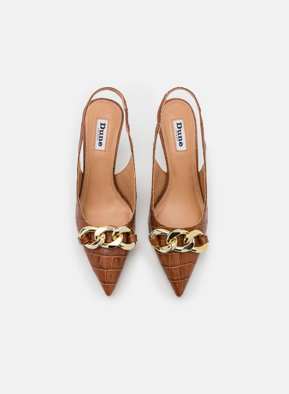 DUNE LONDON Pumps Gr 39 Braun