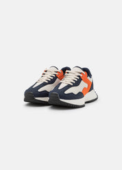 EVEN&ODD Sneaker Gr 37 Damen Dunkelblau/Weiß/Orange
