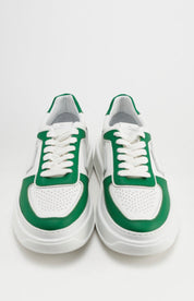 COPENHAGEN Sneaker Gr 42 Herren Weiß/Grün