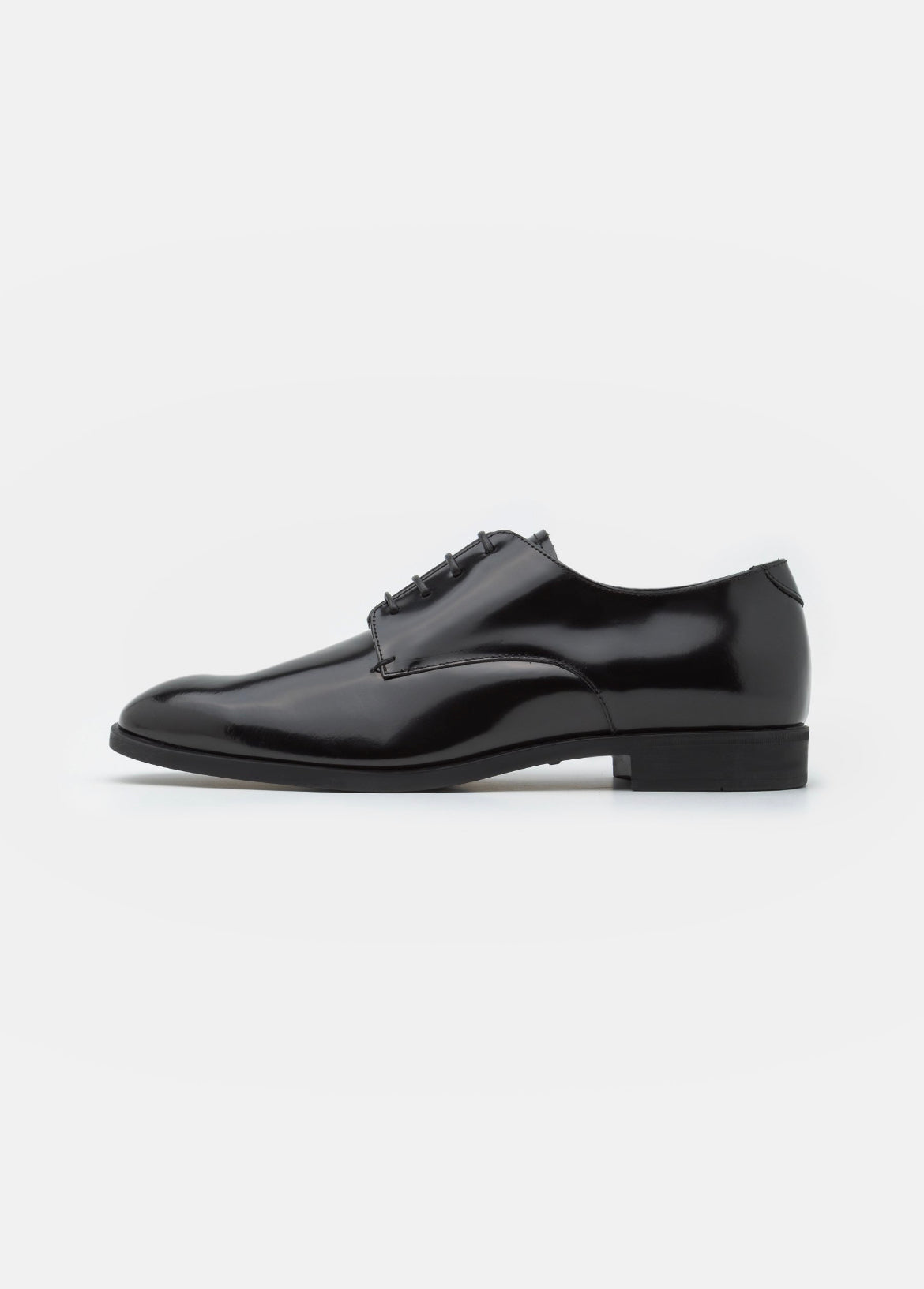 EMPORIO ARMANI chaussures à lacets taille 42 pour hommes noir