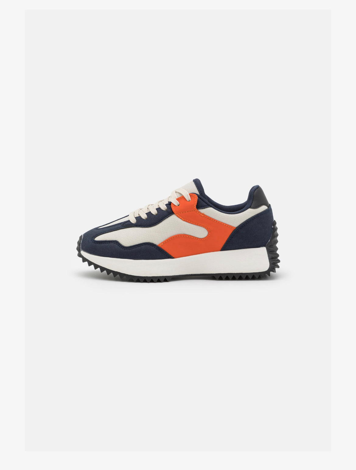 EVEN&ODD Sneaker Gr 37 Damen Dunkelblau/Weiß/Orange