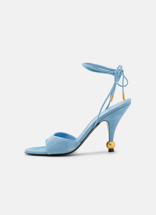 MARIA LUCA talon haut taille 36 bleu clair